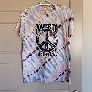 OBEY tie dye t shirt bought from PacSun